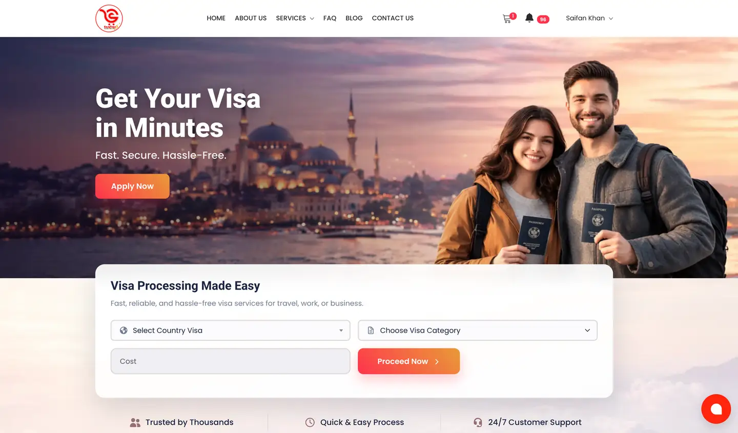 EasyTrans financial services website developed by Encoder Technologies — view 6