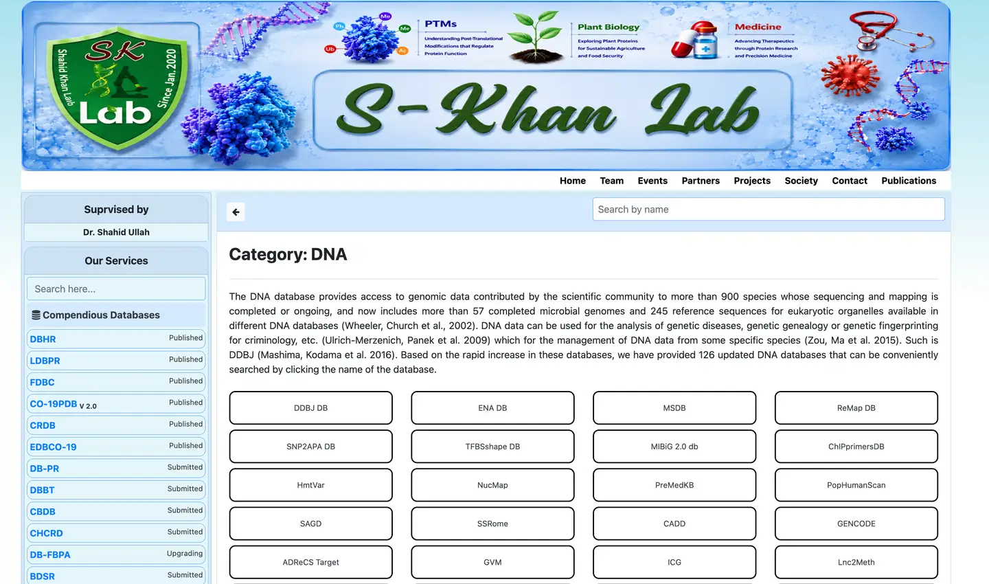 HABDSK biological database and scientific research platform — view 4